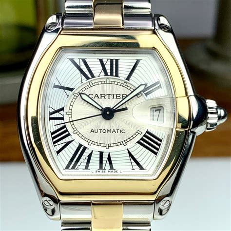 mens gold cartier watch